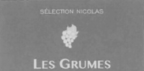 SÉLECTION NICOLAS LES GRUMES Logo (WIPO, 15.04.2016)