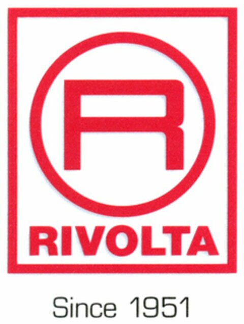 R RIVOLTA Since 1951 Logo (WIPO, 17.09.2008)