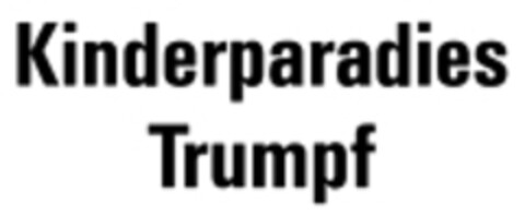 Kinderparadies Trumpf Logo (WIPO, 11.10.1988)