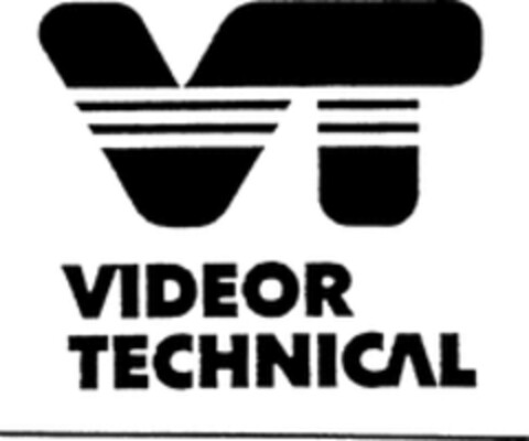 VT VIDEOR TECHNICAL Logo (WIPO, 10.04.1990)