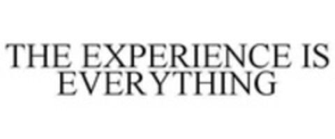 THE EXPERIENCE IS EVERYTHING Logo (WIPO, 13.04.2015)
