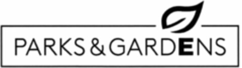 PARKS & GARDENS Logo (WIPO, 04/02/2019)