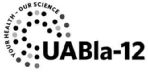 YOUR HEALTH - OUR SCIENCE UABla-12 Logo (WIPO, 04/05/2022)