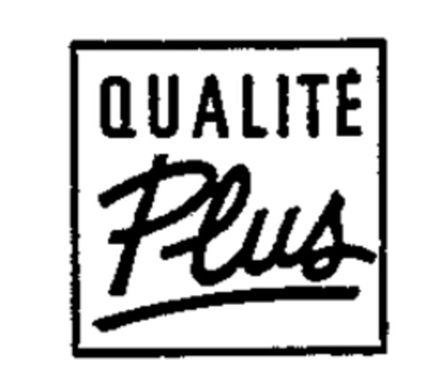 QUALITE Plus Logo (WIPO, 09/11/1986)