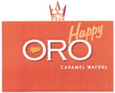 FLIS Happy ORO CARAMEL WAFERS Logo (WIPO, 26.01.2016)