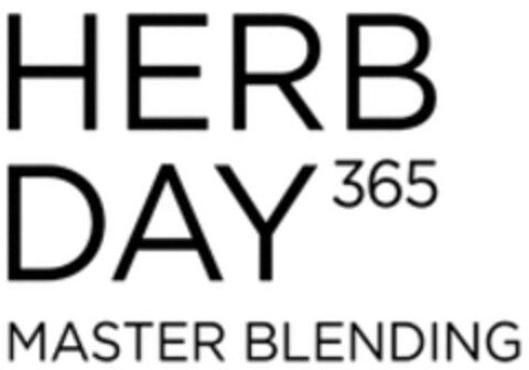 HERB DAY 365 MASTER BLENDING Logo (WIPO, 12.06.2019)