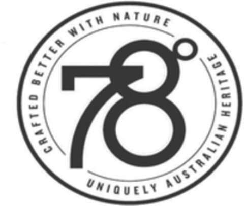 78 CRAFTED BETTER WITH NATURE UNIQUELY AUSTRALIAN HERITAGE Logo (WIPO, 01.08.2022)