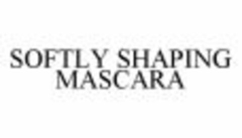 SOFTLY SHAPING MASCARA Logo (WIPO, 30.11.2007)