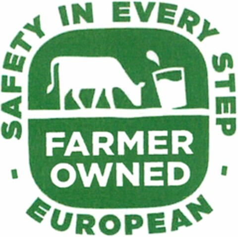 FARMER OWNED SAFETY IN EVERY STEP EUROPEAN Logo (WIPO, 07/18/2015)