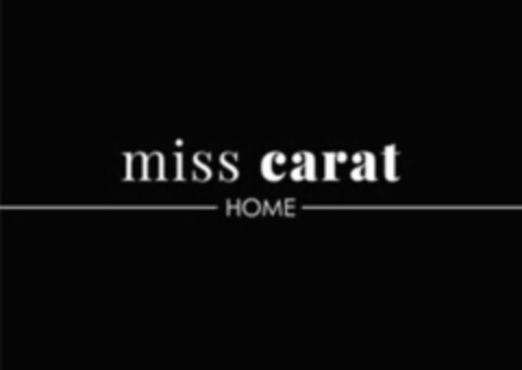 miss carat HOME Logo (WIPO, 09/14/2018)