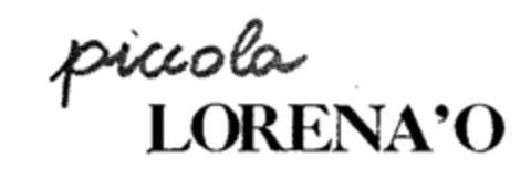 piccola LORENA'O Logo (WIPO, 18.05.1987)