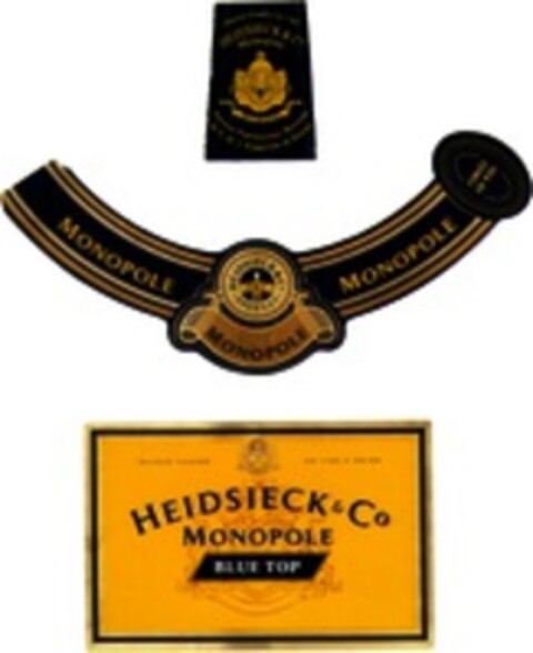 HEIDSIECK & Co MONOPOLE BLUE TOP Logo (WIPO, 12/22/1998)