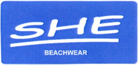 SHE BEACHWEAR Logo (WIPO, 12.11.2009)