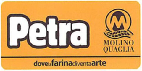 Petra MOLINO QUAGLIA dove la farina diventa arte Logo (WIPO, 18.04.2016)