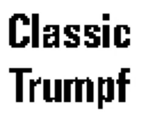 Classic Trumpf Logo (WIPO, 10/20/1987)