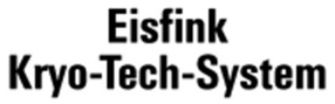 Eisfink Kryo-Tech-System Logo (WIPO, 11.09.1989)