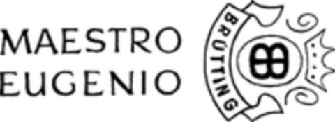 MAESTRO EUGENIO BRÜTTING Logo (WIPO, 09/28/1967)