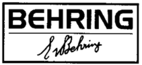 BEHRING Logo (WIPO, 20.05.1983)