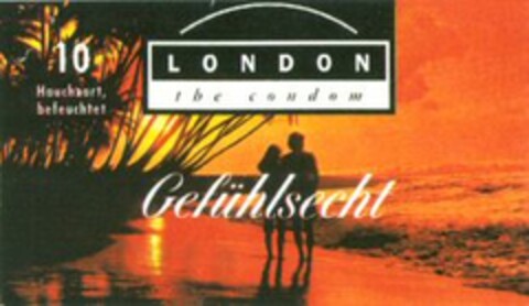 LONDON the condom Gefühlsecht Logo (WIPO, 19.04.1994)