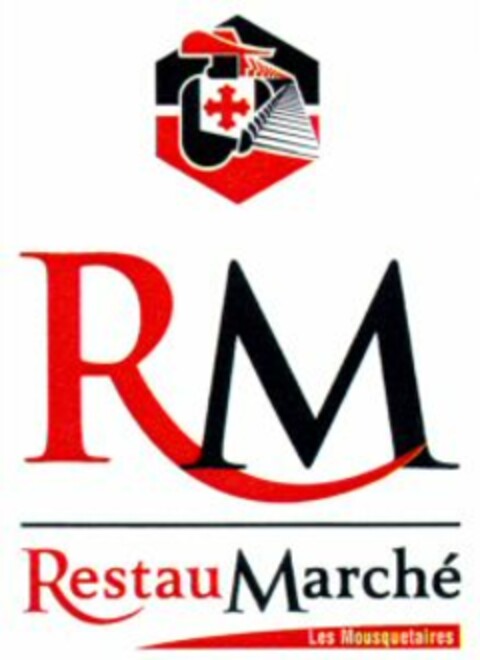 RM Restau Marché Les Mousquetaires Logo (WIPO, 07/23/1997)
