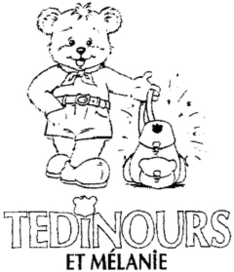 TEDINOURS ET MÉLANIE Logo (WIPO, 07.10.1998)