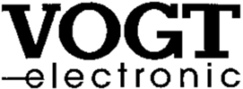 VOGT electronic Logo (WIPO, 23.07.2001)