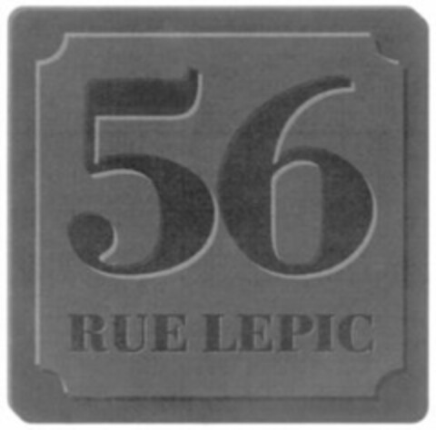 56 RUE LEPIC Logo (WIPO, 10.07.2003)