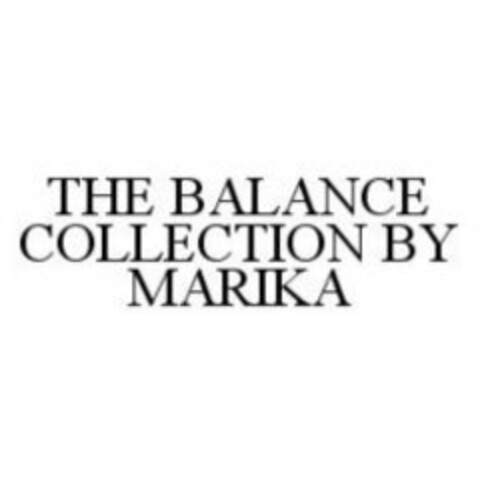 THE BALANCE COLLECTION BY MARIKA Logo (WIPO, 30.06.2011)