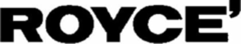 ROYCE' Logo (WIPO, 13.05.2016)