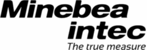 Minebea intec The true measure Logo (WIPO, 09/20/2016)