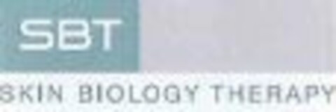 SBT SKIN BIOLOGY THERAPY Logo (WIPO, 07.11.2007)