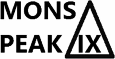 MONS PEAK IX Logo (WIPO, 09/08/2016)