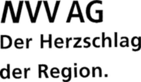 NVV AG Der Herzschlag der Region. Logo (WIPO, 20.04.2000)