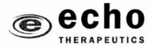 E ECHO THERAPEUTICS Logo (WIPO, 02.07.2007)