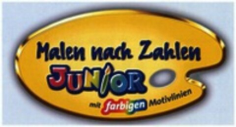 Malen nach Zahlen JUNIOR mit farbigen Motivlinien Logo (WIPO, 06/25/2019)