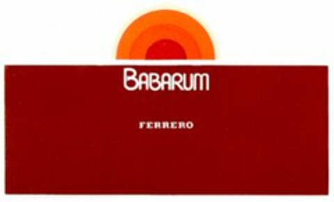BABARUM FERRERO Logo (WIPO, 12.09.1984)