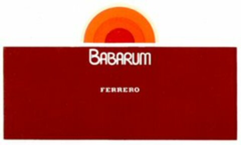 BABARUM FERRERO Logo (WIPO, 09/12/1984)