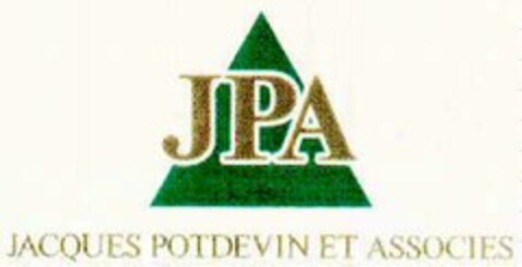 JPA JACQUES POTDEVIN ET ASSOCIES Logo (WIPO, 07/13/1989)