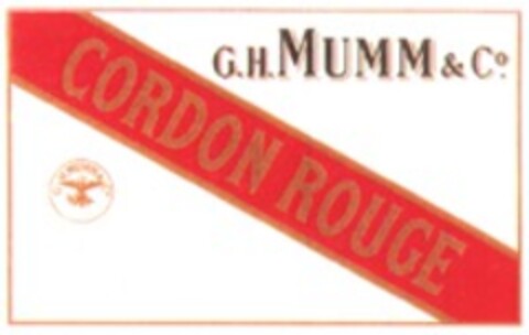 CORDON ROUGE G.H. MUMM & Co. Logo (WIPO, 22.02.1990)