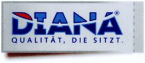 DIANA QUALITÄT, DIE SITZT Logo (WIPO, 05/11/2001)