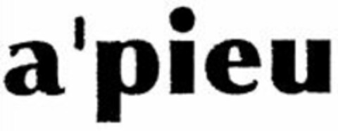 a'pieu Logo (WIPO, 29.04.2011)