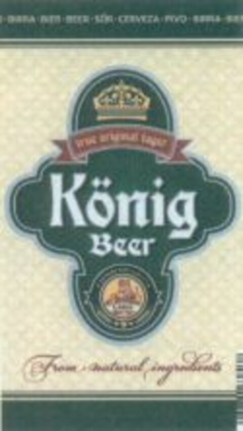 König Beer Logo (WIPO, 15.07.2011)