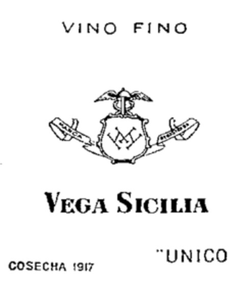 VEGA SICILIA Logo (WIPO, 29.01.1992)