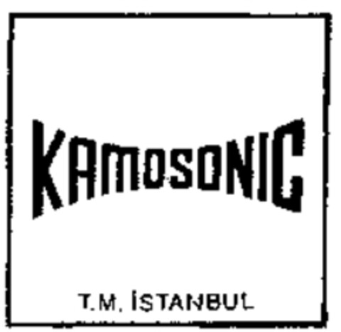 KAMOSONIC T.M. ISTANBUL Logo (WIPO, 04/15/2005)