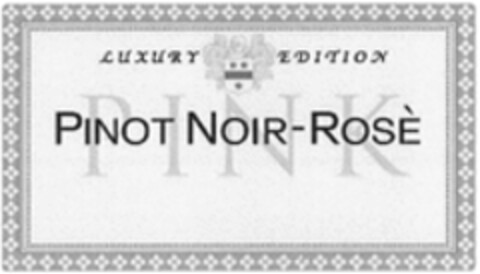LUXURY EDITION PINOT NOIR-ROSÈ PINK Logo (WIPO, 26.11.2015)