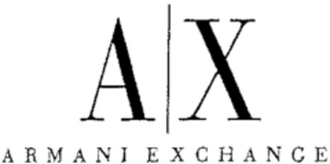 A X ARMANI EXCHANGE Logo (WIPO, 03.05.2001)