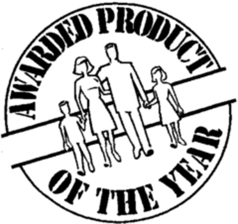AWARDED PRODUCT OF THE YEAR Logo (WIPO, 04/20/2001)