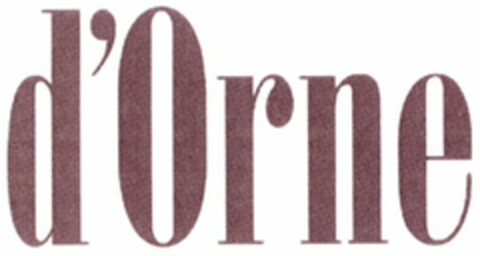 d'Orne Logo (WIPO, 19.08.2013)