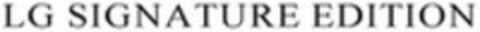 LG SIGNATURE EDITION Logo (WIPO, 03.07.2015)