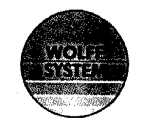 WOLFF SYSTEM Logo (WIPO, 06/28/1986)